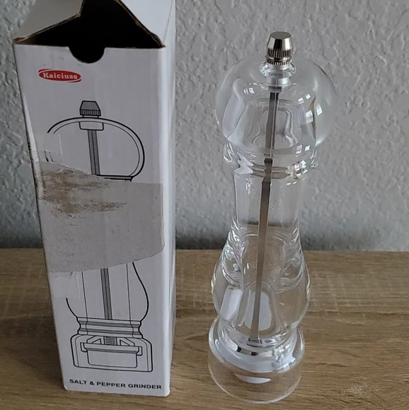 Kaiciuss Salt Pepper Grinder Mill Arcylic - Picture 3 of 9